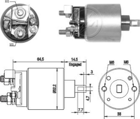 ERA ZM2710 - Elektromagnetni Prekidač, starter www.molydon.hr