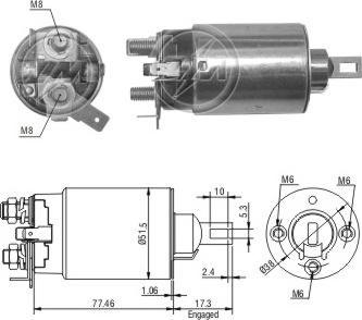 ERA ZM797 - Elektromagnetni Prekidač, starter www.molydon.hr