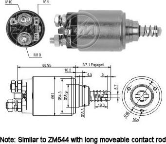 ERA ZM744 - Elektromagnetni Prekidač, starter www.molydon.hr