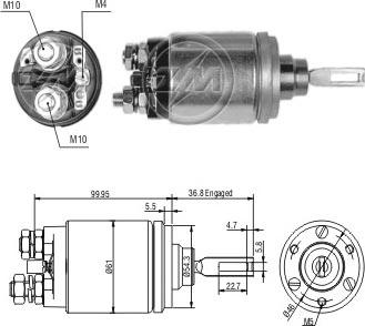 ERA ZM742 - Elektromagnetni Prekidač, starter www.molydon.hr