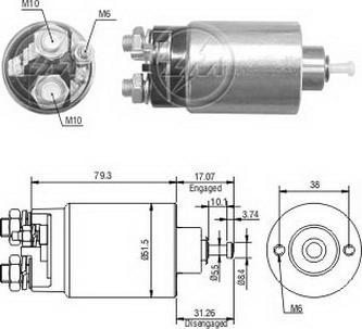 ERA ZM766 - Elektromagnetni Prekidač, starter www.molydon.hr