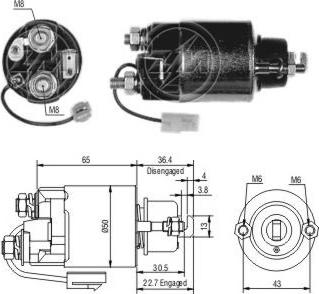 ERA ZM704 - Elektromagnetni Prekidač, starter www.molydon.hr