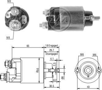 ERA ZM705 - Elektromagnetni Prekidač, starter www.molydon.hr