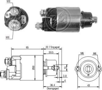 ERA ZM706 - Elektromagnetni Prekidač, starter www.molydon.hr