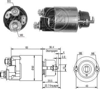 ERA ZM702 - Elektromagnetni Prekidač, starter www.molydon.hr