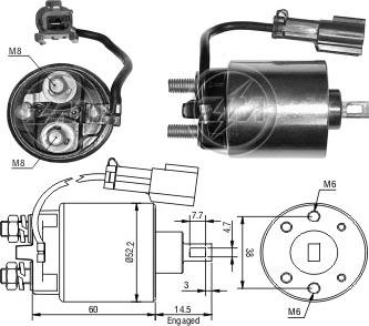 ERA ZM719 - Elektromagnetni Prekidač, starter www.molydon.hr