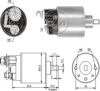 ERA ZM712 - Elektromagnetni Prekidač, starter www.molydon.hr