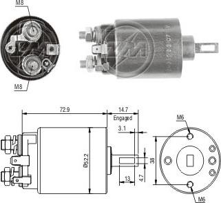 ERA ZM785 - Elektromagnetni Prekidač, starter www.molydon.hr