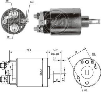 ERA ZM780 - Elektromagnetni Prekidač, starter www.molydon.hr