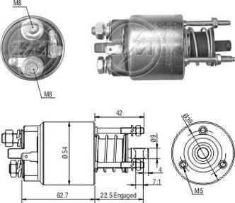 ERA ZM7395 - Elektromagnetni Prekidač, starter www.molydon.hr