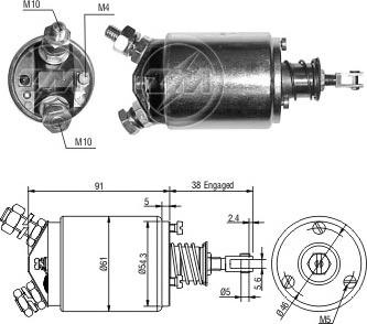 ERA ZM733 - Elektromagnetni Prekidač, starter www.molydon.hr