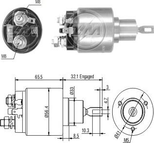 ERA ZM773 - Elektromagnetni Prekidač, starter www.molydon.hr