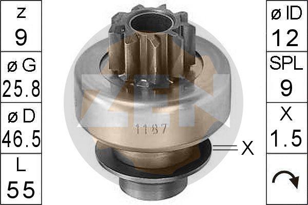 ERA ZN1187 - Pogonski Zupčanik, starter www.molydon.hr