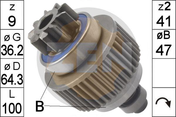 ERA ZN1858 - Pogonski Zupčanik, starter www.molydon.hr