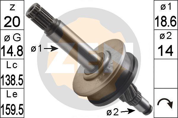 ERA ZN1853 - Pogonski Zupčanik, starter www.molydon.hr