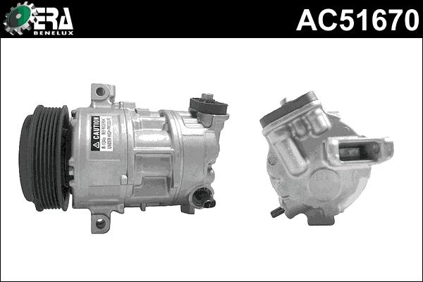 ERA Benelux AC51670 - Kompresor, klima-Uređaj www.molydon.hr