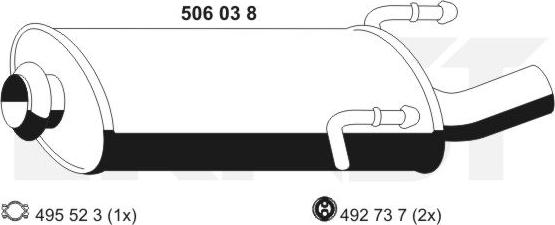 ERNST 506038 - Zadnji Ispušni lonac www.molydon.hr