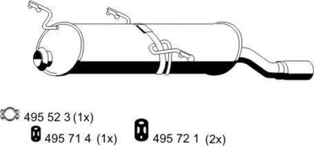 ERNST 500210 - Zadnji Ispušni lonac www.molydon.hr