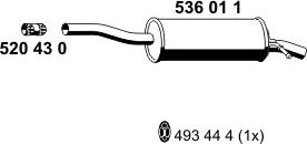 ERNST 536011 - Zadnji Ispušni lonac www.molydon.hr