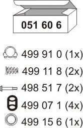 ERNST 051606 - Garnitura za montažu, Ispušni lonac www.molydon.hr