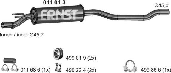 ERNST 011013 - Prednji Ispušni lonac www.molydon.hr