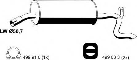 ERNST 024020 - Zadnji Ispušni lonac www.molydon.hr