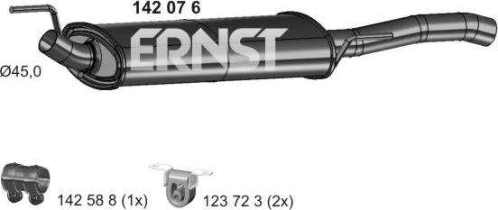 ERNST 142076 - Zadnji Ispušni lonac www.molydon.hr