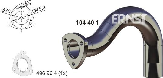 ERNST 104401 - Ispušna cijev www.molydon.hr