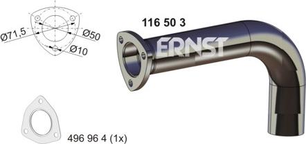 ERNST 116503 - Ispušna cijev www.molydon.hr