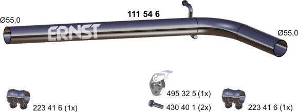 ERNST 111546 - Ispušna cijev www.molydon.hr