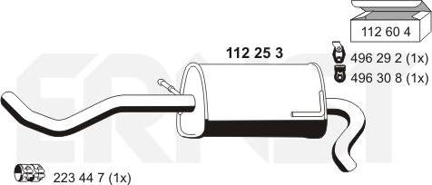 ERNST 112253 - Zadnji Ispušni lonac www.molydon.hr