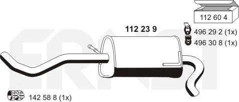 ERNST 112239 - Zadnji Ispušni lonac www.molydon.hr