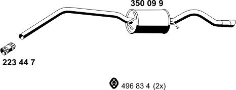 ERNST 350099 - Zadnji Ispušni lonac www.molydon.hr