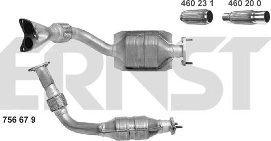 ERNST 756679 - Katalizator www.molydon.hr