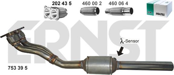 ERNST 753395 - Katalizator www.molydon.hr