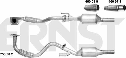 ERNST 753302 - Katalizator www.molydon.hr