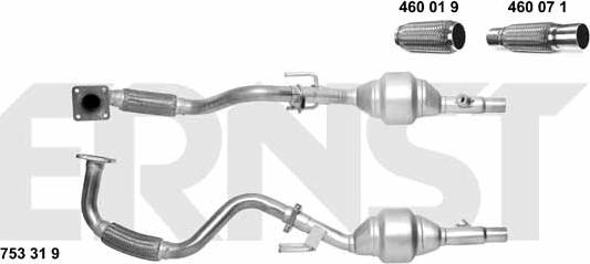 ERNST 753319 - Katalizator www.molydon.hr