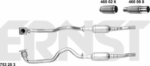 ERNST 753203 - Katalizator www.molydon.hr