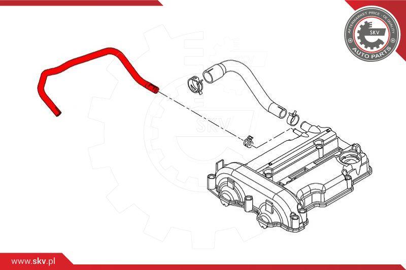 Esen SKV 43SKV224 - Crijevo, odusak bloka motora www.molydon.hr