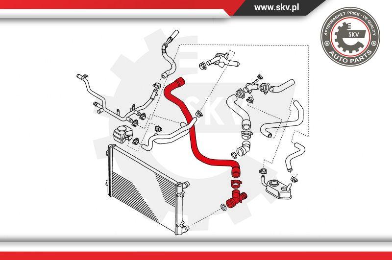 Esen SKV 24SKV344 - Crijevo hladnjaka www.molydon.hr