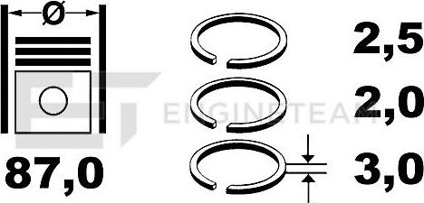 ET Engineteam R4001100 - Komplet klipnih prstenova www.molydon.hr