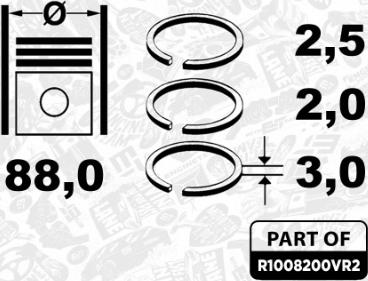 ET Engineteam R1008200VR2 - Komplet klipnih prstenova www.molydon.hr