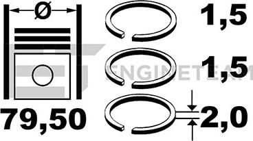 ET Engineteam R1012300 - Komplet klipnih prstenova www.molydon.hr