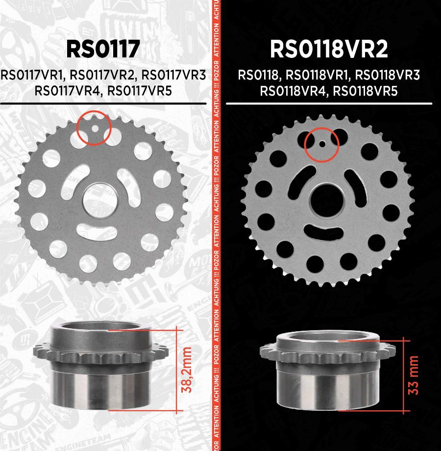 ET Engineteam RS0118VR2 - Set lanaca razvod i natezači www.molydon.hr