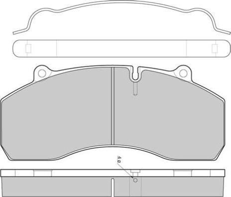 Meritor MDP1367X - Komplet Pločica, disk-kočnica www.molydon.hr