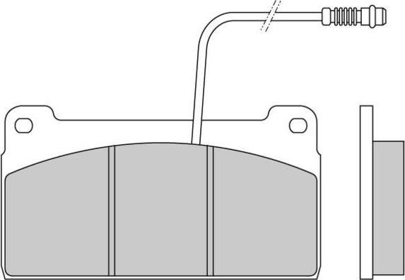 Mercedes-Benz A 002 420 14 20 64 - Komplet Pločica, disk-kočnica www.molydon.hr