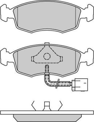 E.T.F. 12-0583 - Komplet Pločica, disk-kočnica www.molydon.hr