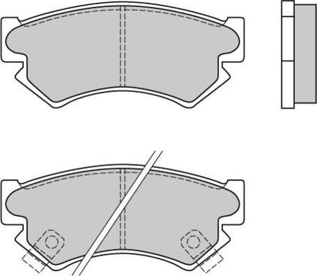 E.T.F. 12-0534 - Komplet Pločica, disk-kočnica www.molydon.hr