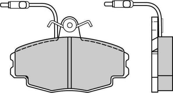 E.T.F. 12-0528 - Komplet Pločica, disk-kočnica www.molydon.hr