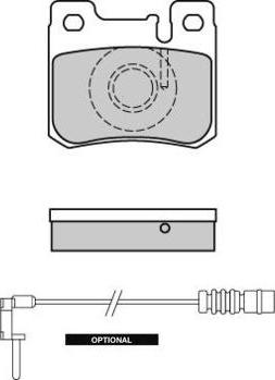 E.T.F. 12-0631 - Komplet Pločica, disk-kočnica www.molydon.hr